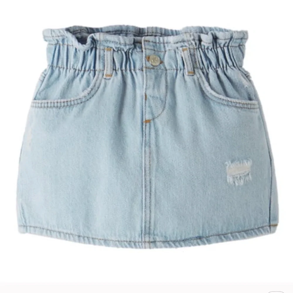 NWT Kids Ripped Denim Skirt